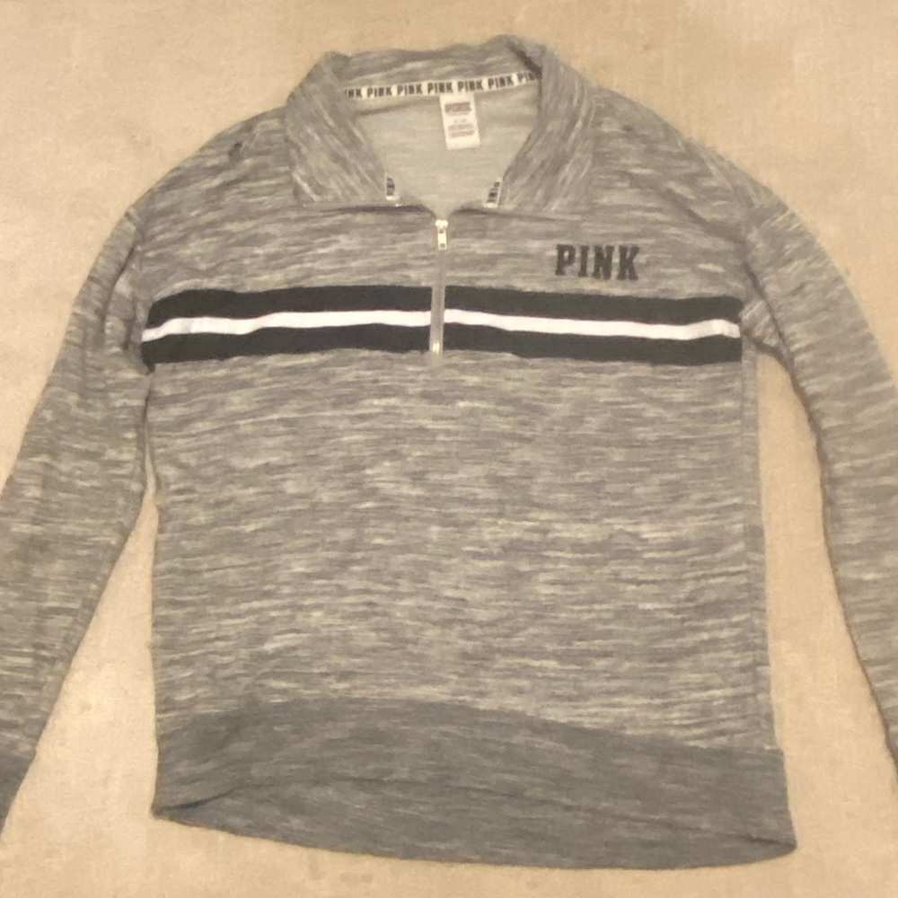 PINK Victorias Secret Half ZIP Up Sweatshirt